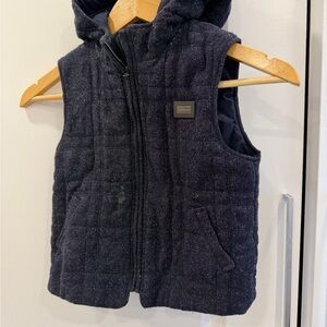 Dolce & Gabbana Navy Hooded Vest size 4